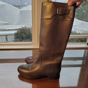 Ralph Lauren Brown Knee High Riding Boots Size 5